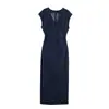 Comercio Exterior 2026 Primavera Nuevo Estilo Europeo y Americano Moda para Mujer Vestido Sexy con Encaje y Retazos 2949022