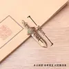 Colgante de Amuleto Estrella Púrpura Espada de Siete Estrellas de Latón Colgante de Pendiente de Gota de Lluvia para Hombres y Mujeres, Colgante de Llavero Seguro y Protector