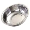 Bacia Redonda de Sopa em Aço Inoxidável Bacia para Lavar Legumes na Cozinha Bacia Espessa para Misturar Massa Bacia Grande para Bater Ovos Bacia de Ferro Doméstica Metabo