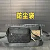 Nueva Bolsa de Cámara para Hombre con Doble Cremallera, Bolso de Pecho Estampado, Bolso de Piloto de Cuero Genuino, Bolso Cruzado, Bolso de Hombro, Moderno