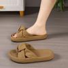 Sandalias y Pantuflas de Verano 2025 de Nuevo Estilo para Mujer, Moda para Exterior, Sandalias de Suela Gruesa, Chanclas de Lujo de Suela Plana para Mujer