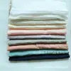 Gaze de Fibra de Bambu de Algodão Branco Estampado em estoque Lavar Amassar 40 Xadrez Duplo Fio Jacquard Tingido no Fio Gaze Escrava
