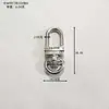 Hebilla de Puerta de 3 Puntos de Aleación de Zinc, Hebilla de Puerta Invertida D Chapada Multicolor, Accesorios para Bolsos, Piezas de Ferretería para Llaveros, En Stock