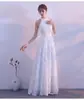 Bata de Mañana Estilo Francés para Mujer, Vestido de Novia Ligero con Plumas, Vestido de Compromiso, Vestido para Sesión de Fotos de Registro de Matrimonio, Vestido Largo Estilo Francés de Cuello Halter para Mujeres Petite