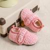 Calcetines de piso nuevos de otoño e invierno, zapatos de interior para niños, zapatos de algodón cálidos con velcro y forro polar para hombres y mujeres, calcetines de educación temprana