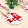 Decoraciones navideñas Navidad ropa pequeña juego de cuchillo y tenedor creativo hogar restaurante juego de vajilla pantalones pequeños juego de palillos adornos