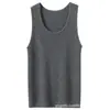 Chaleco de Cachemira Liso Nuevo Otoño/Invierno 2026, Top de Punto Cálido sin Mangas de Cuello Redondo para Mujer