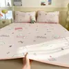 Novo Conjunto de 3 Peças de Colchão de Gelo Cartoon 2026 com Efeito Refrescante, Lavável à Máquina, para Dormitório de Estudante de Verão, Cama de Solteiro