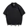 Camisa Polo Masculina de Manga Curta Verão Nova Bordada Moderna Marca Masculina Casual High-End Solta Camiseta Masculina Tops