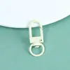 Hebilla de puerta pintada en forma de U de color caramelo, aleación de zinc, cierre de langosta, hebilla para perro, llavero, muñeca, accesorios de bricolaje, hebilla para bolso de muñeca
