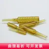 Ampollas de vidrio transparente/marrón Youkang al por mayor para puntos cuello curvo fácil de doblar botellas de inyección de forma especial