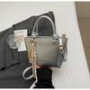 Bolso de Mano para Mujer Transfronterizo 2025 Primavera Nueva Moda Textura Simple Estilo Extranjero Popular de un Solo Hombro Cruzado Tipo Cubo