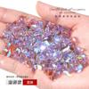 Arte de Uñas Mini Pequeño Diamante Aurora Morado Fantasma Base Plana Diamante de Forma Especial Super Brillante Pedrería Joyería Hielo Transparente Especial