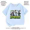 Ropa Nueva de Zoonomaly para Niños, Algodón Transpirable de Manga Corta, Tops de Nicho para Niños, Modernos