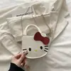 Linda Bolsa Cruzada de Dibujos Animados para Mujer, Nuevo Bolso de Mano Versátil de Moda Hello Kitty, Bolso de Hombro de Alto Valor para Niñas