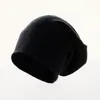 Directo de fábrica: Gorro holgado 100% cachemir, moderno y grueso, cálido y acogedor, adecuado para cabezas más grandes, gorro de cachemir que cubre las orejas