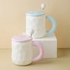 Caneca de Cerâmica Design de Nicho Menina Fofa Copo de Pão Copo de Cerâmica Copo de Café Leite Copo de Presente