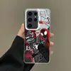 Funda para Teléfono Móvil Sin City Spider Adecuada para Samsung A55 35 A53 34 S24Ultras 23 Color Plata A56 Estuche Rígido
