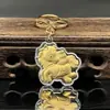 Ano do Cavalo Pônei Dourado Corrente de Celular Pingente Ano Novo Fique Rico Chaveiro Pequeno Presente Ornamento Cavalo do Zodíaco
