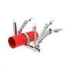 Soporte Resistente a Terremotos Rociador Suministro y Drenaje de Agua Tubería de Agua de Aire Acondicionado Soporte Lateral Bidireccional Soporte Resistente a Terremotos Electromecánico de Edificio