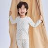 Conjunto Térmico de Otoño e Invierno Ropa Interior Infantil Categoría a Ropa de Otoño para Niños y Niñas Ropa para el Hogar para Bebés Pijama para Bebé Algodón Puro