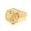 Anillo de acero inoxidable accesorios explosivos transfronterizos joyería Amazon personalidad creativa Europa y Estados Unidos Anillo ajustable de influencer
