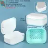 Caixa para Aparelho Ortodôntico Dental, Caixa para Contenção Dental, Caixa de Armazenamento para Dentes, Caixa para Colocação de Dentadura, Caixa de Armazenamento Portátil Multifuncional