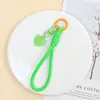 Sistema de colores de verano ins color caramelo corazón colorido llavero cordón para teléfono cuerda anti-pérdida accesorios portátiles desmontables