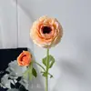 Flores Artificiales Realistas de Alta Gama, Flores de Loto y Peonía de 2 Cabezas, Adornos para Decoración del Hogar, Flores Falsas al por Mayor Transfronterizas, Flores Artificiales
