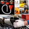Embudo de repostaje transfronterizo más vendido con filtro, tubo retráctil, embudo de plástico de pico largo para añadir aceite y gasolina a coches y motocicletas