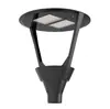 Exportación de cabeza de lámpara de patio transfronteriza, lámpara de calle LED impermeable para paisaje exterior, cabeza de lámpara de poste alto para parques residenciales y villas