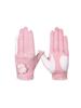 Guantes de Golf para Mujer, Transpirables, Antideslizantes, Guantes de Tela de Microfibra, Suaves, Resistentes al Desgaste y Cómodos, 1 Par de Guantes para Manos Izquierda y Derecha