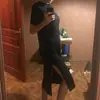Vestido de base largo de estilo europeo y americano para primavera y verano, vestido suelto de manga corta, talla grande, deseo