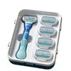 Navaja Manual para Mujer, Navaja Especial para Rasurar, Depilador de Axilas, Cuchillas de Acero Inoxidable Multicapa, Herramienta de Aseo para el Hogar