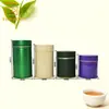 Latas Redondas Personalizadas de Folha de Flandres para Chá, Latas de Matcha Seladas com Tampa de Camada Dupla, Latas de Chá de Metal Portáteis com Impressão de Logo