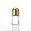 Botella grande de vidrio para aceites esenciales con roll-on 30ml botella de perfume botella de vidrio dispensador cosmético botella vacía de aceite esencial 50ml botella con roll-on dispensador