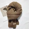 Cachecol Estilo Coreano para Mulheres Outono e Inverno Novo Cor Sólida Tricô Espessado Quente Versátil Simples Cachecol Atacado