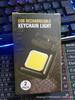 Luz de llavero luz de emergencia para exteriores luz portátil USB MINI luz nocturna paquete de 2 luz de llavero linterna de luz fuerte