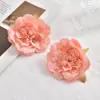 Pintura al Óleo Simulada Flor de Peonía Cabeza de Flor de Peonía Flor Falsa Flor de Seda Decoración DIY Ropa para el Hogar Accesorios para el Cabello Accesorios de Decoración para Bodas