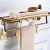 Juego de toallero antiguo transfronterizo barra de toallas tallada estilo europeo espacio de baño red de jabón de aluminio juego de baño montado en la pared