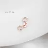 Pulseira colar com fecho de prata S925 conector de mola de cabeça dupla fecho de retenção de cor material para joias DIY acessórios de alta qualidade