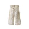 Pantalones Capri de Verano Estilo Americano Nuevo Della Graffiti Multibolsillos 2025 Pantalones Rectos de Pierna Ancha para Hombre Pantalones para Hombre