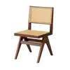 Mesa y Sillas de Comedor Populares Estilo Mid-Century Alemán 2026, Sillas de Comedor Francesas Retro de Madera Maciza, Alto Diseño para el Hogar Estilo Japonés