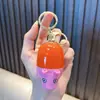 Coche de Juguete de Animal Pequeño de Resorte Llavero Modelo de Coche Colgante para Bolso Llavero de Estudiante Máquina de Garra Regalo Pequeño