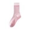 Calcetines Deportivos Achengjia al por Mayor Sin Costuras Algodón Puro Pilates Yoga Antideslizantes Adelgazantes Fitness Calcetines de Media Pierna Primavera y Otoño