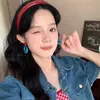 Pendientes Acrílicos Estilo Retro Hong Kong para Mujer, Pendientes Geométricos Elegantes, Lujo Accesible y Pendientes Dulces de Estilo Vacaciones de Verano