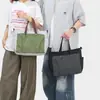 Bolsa de ombro casual versátil da moda, bolsa transversal de grande capacidade para estudantes indo para a aula e para o trabalho, bolsa tote versátil de nylon