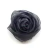 Organza Coreana Flor de Rosa Estéreo Flor Artificial diy Accesorios para Tocados Hechos a Mano Accesorios para el Cabello Pinza para el Cabello Material Accesorios para Corsage
