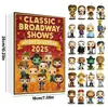 Calendario de Adviento 2025 Musical de Broadway Caja Sorpresa 24 Días Logo Personaje Musical Caja de Regalo Coleccionable