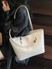 Bolsa Tote Texturizada Estilo Ocidental de Grande Capacidade para Comércio Exterior Transfronteiriço Bolsa de Mão para o Dia a Dia Bolsa de Braço Simples e Moderna Bolsa de Mão